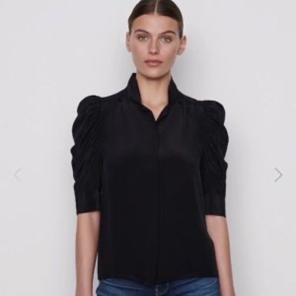 Frame Denim Gillian Silk Blouse XS